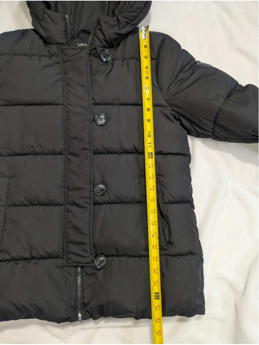 Lauren Ralph Lauren Black Puffer Jacket Size Medium - Picture 11 of 15
